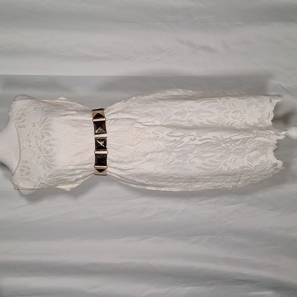 🎉 CHICOS  lace dress size 0 midi - Picture 1 of 15